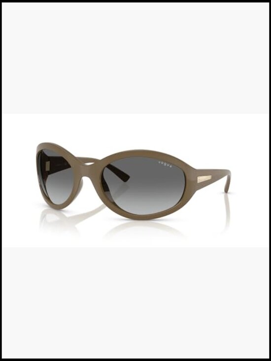 Oval Full Frame Plastic Sunglasses with 100% UV Protection main image 5